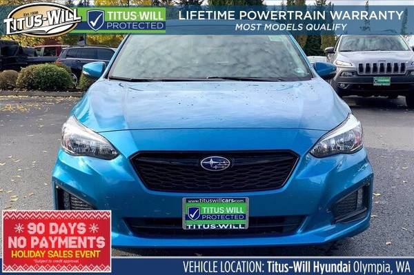 2018 Subaru Impreza AWD All Wheel Drive Sport Hatchback - cars &... for sale in Olympia, WA – photo 2
