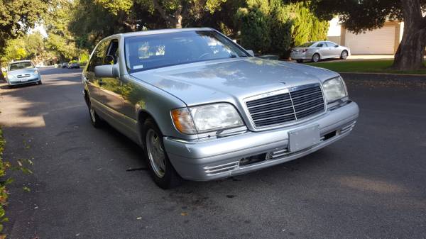 1997 MERCEDES BENZ S500 !!! CLEAN TITLE, SILVER/BLACK for sale in Pasadena, CA – photo 4