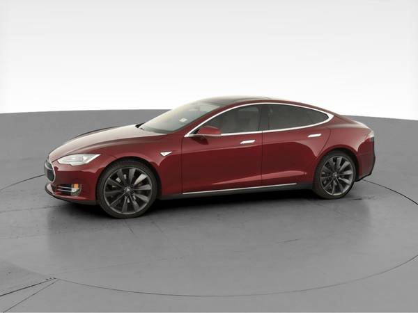 2012 Tesla Model S Signature Performance Sedan 4D sedan Red -... for sale in San Francisco, CA – photo 4