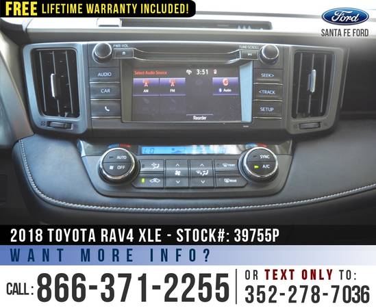‘18 Toyota RAV4 XLE *** Sunroof, Keyless Entry, Camera, Toyota SUV *** for sale in Alachua, FL – photo 12