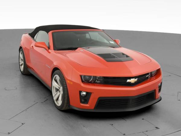 2013 Chevy Chevrolet Camaro ZL1 Convertible 2D Convertible Orange -... for sale in Hobart, IL – photo 16