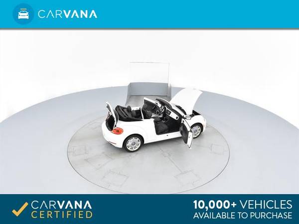 2014 VW Volkswagen Beetle 1.8T Convertible 2D Convertible WHITE - for sale in Indianapolis, IN – photo 14