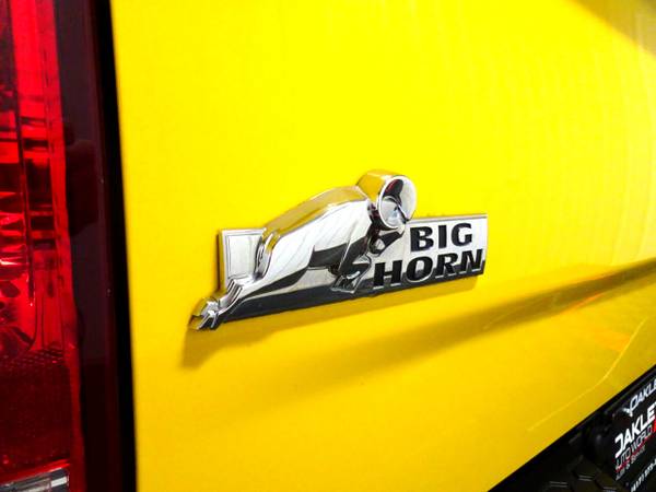 2016 RAM 1500 4WD Crew Cab 140.5" Big Horn pickup Yellow - cars &... for sale in Branson West, AR – photo 11
