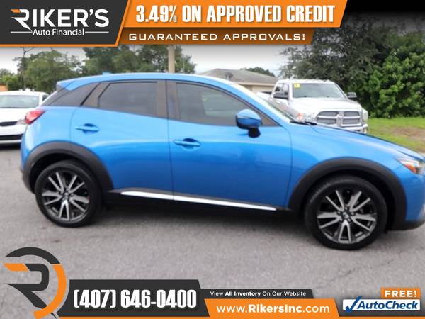 $220/mo - 2017 Mazda CX-3 Grand Touring - 100 Approved! - cars &... for sale in Kissimmee, FL – photo 8