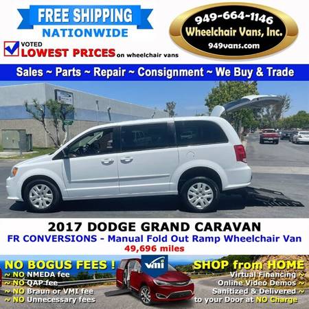 2017 Dodge Grand Caravan SE Wheelchair Van FR Conversions - Manual for sale in LAGUNA HILLS, NV – photo 4