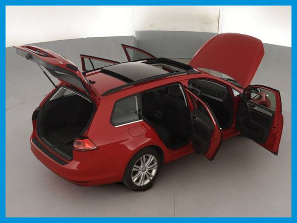 2015 VW Volkswagen Golf SportWagen TDI S Wagon 4D wagon Red for sale in irving, TX – photo 19