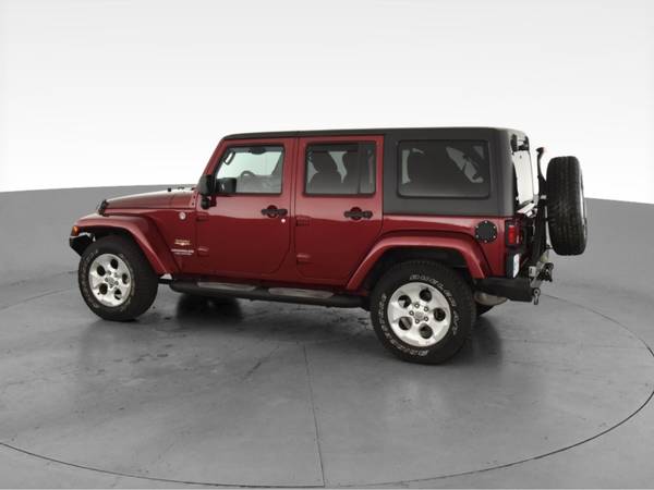 2013 Jeep Wrangler Unlimited Sahara Sport Utility 4D suv Red -... for sale in Alexandria, MD – photo 6