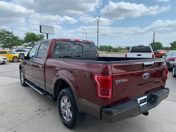 2016 Ford F-150 Lariat,Pano Roof,Leather,4x4,SuperCrew,65k miles! for sale in Lincoln, NE – photo 5