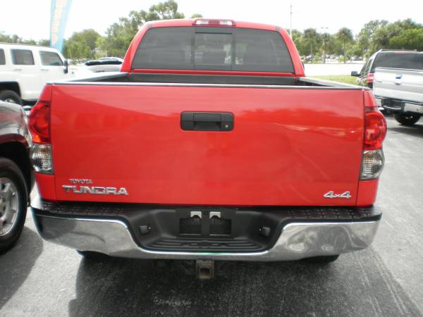 2007 TOYOTA TUNDRA DOUBLE CAB 4X4 SR5 low miles - - by for sale in s ftmyers, FL – photo 4