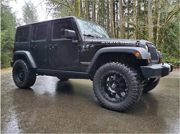 2013 Jeep Wrangler Unlimited Rubicon 6-Spd Manual Lifted - cars & for sale in Bremerton, WA – photo 3