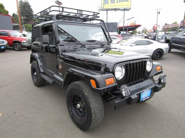 2000 Jeep Wrangler 2dr Sahara *BLACK* 4.0 6CLY HARDTOP 139K - cars &... for sale in Milwaukie, OR – photo 5