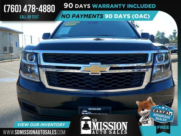 2017 Chevrolet Tahoe LT FOR ONLY $540/mo! - cars & trucks - by... for sale in Vista, CA – photo 4