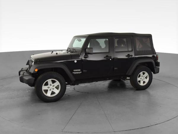 2017 Jeep Wrangler Unlimited Sport S Sport Utility 4D suv Black - -... for sale in York, PA – photo 4