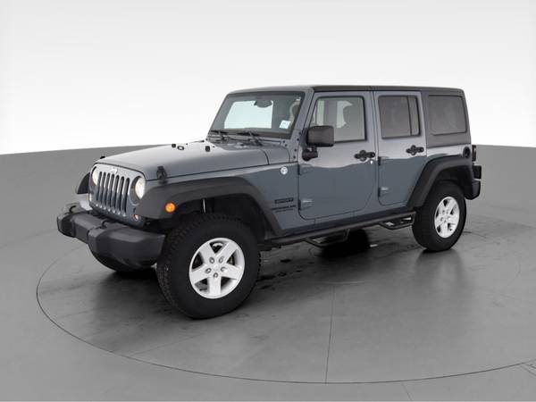 2015 Jeep Wrangler Unlimited Sport S SUV 4D suv Gray - FINANCE... for sale in San Francisco, CA – photo 3