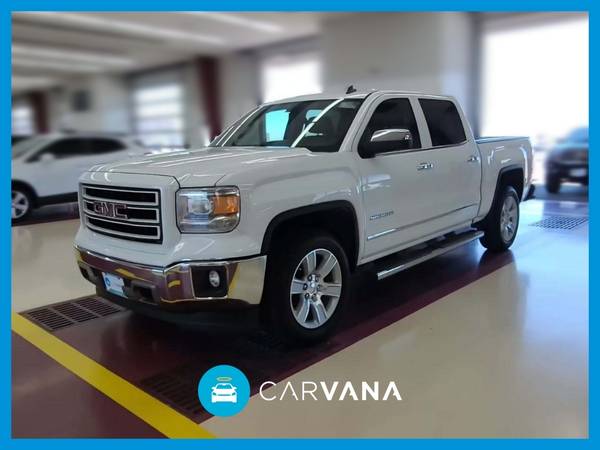2014 GMC Sierra 1500 Crew Cab SLT Pickup 4D 5 3/4 ft pickup White for sale in Pittsburgh, PA