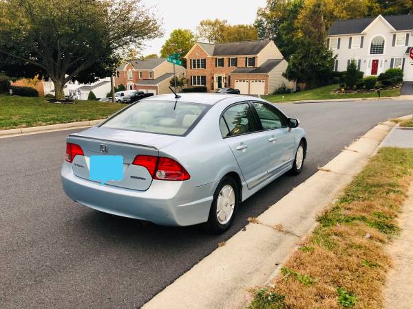 2006 Honda Civic, Hyb, NAVIGATION, 137K Miles, NEW INSPECTION, EXCELLE for sale in Woodbridge, MD – photo 5