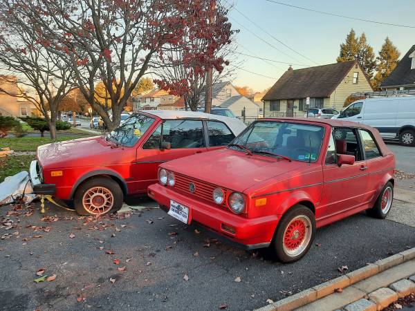 1988 VW MK 1 and 1987 MK 1 cabriolet - cars & trucks - by owner -... for sale in Elmwood Park, NJ – photo 2