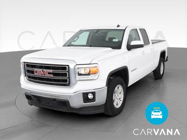 2014 GMC Sierra 1500 Double Cab SLE Pickup 4D 6 1/2 ft pickup White... for sale in Fresh Meadows, NY