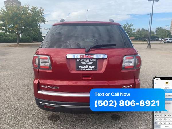 2013 GMC Acadia SLE 1 AWD 4dr SUV EaSy ApPrOvAl Credit Specialist -... for sale in Louisville, KY – photo 4