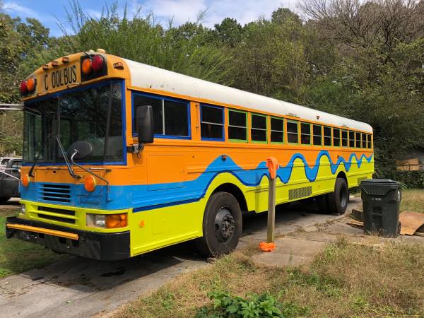 COOL Bus - My retired school bus, partially renovated for sale in Chattanooga, TN