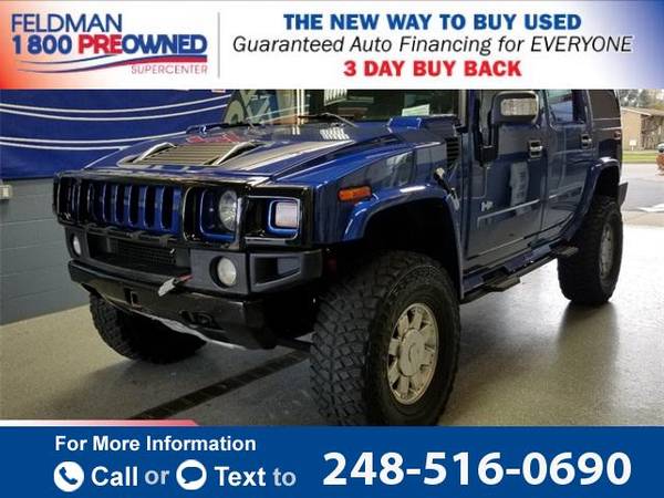 2006 *Hummer* *H2* Luxury suv Pacific Blue for sale in Waterford Township, MI