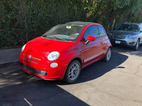 Manual 2012 Fiat 500c Pop convertible. Well maintained! - cars &... for sale in Phoenix, AZ – photo 2