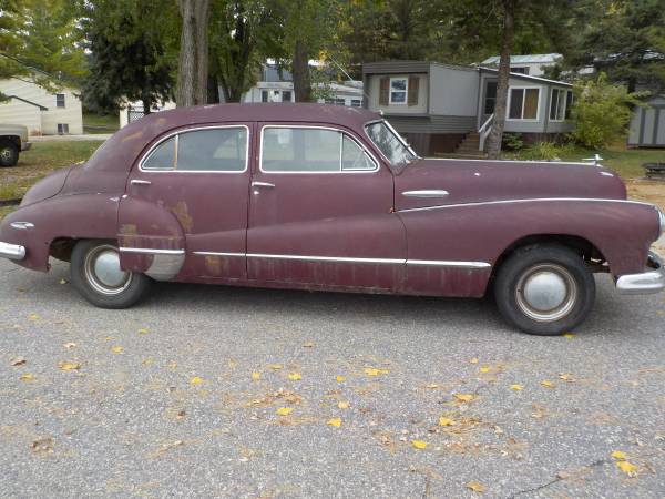 1948 buick roadmaster 4 door,very solid and straight/no title - cars... for sale in New londonMN, MN – photo 5