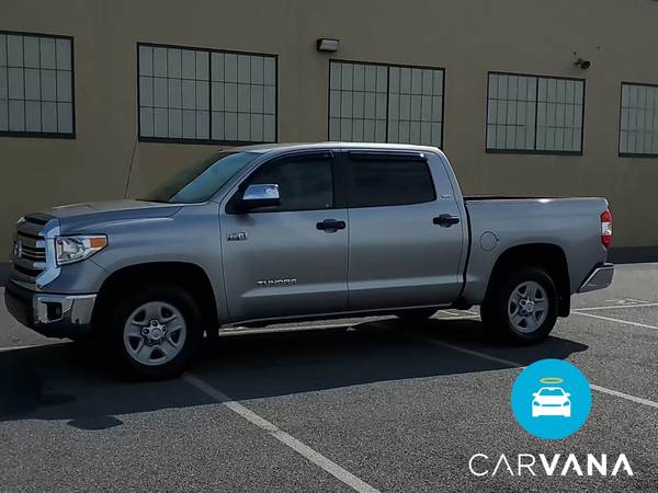 2017 Toyota Tundra CrewMax SR5 Pickup 4D 5 1/2 ft pickup Silver - -... for sale in Meadville, PA – photo 4