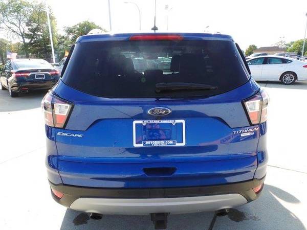2017 Ford Escape SUV Titanium - Ford Lightning Blue Metallic for sale in St Clair Shrs, MI – photo 7