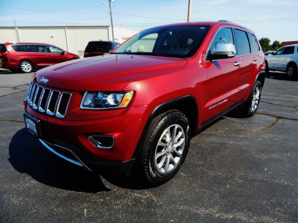 2014 JEEP GRAND CHEROKEE LIMITED 4X4 3.6L AUTO LEATHER HEAT NAV CAMERA for sale in Carthage, OK