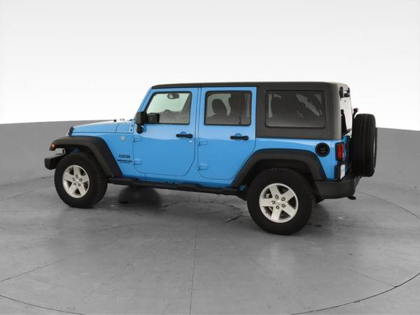 2017 Jeep Wrangler Unlimited Sport S Sport Utility 4D suv Blue - -... for sale in Brunswick, GA – photo 6