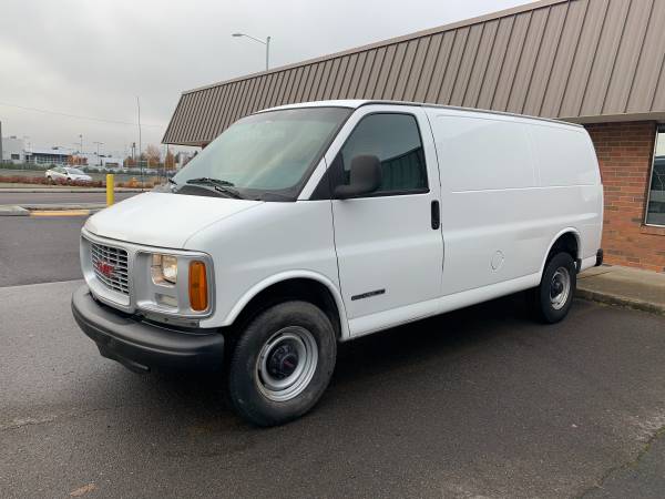 2000 GMC cargo van C3500 clean title 130K - cars & trucks - by owner... for sale in Salem, OR – photo 2