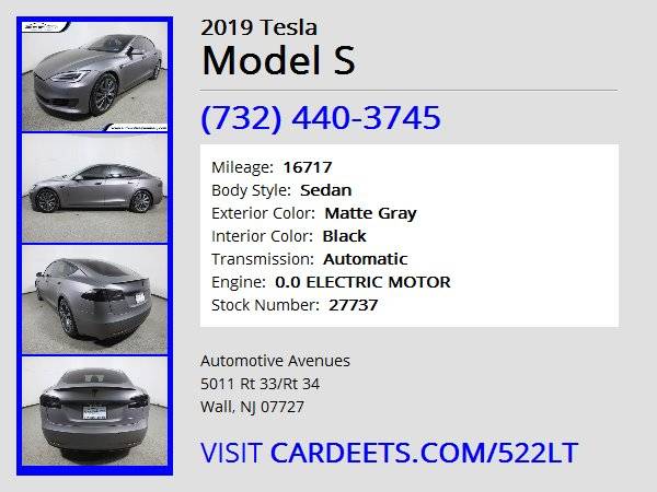 2019 Tesla Model S, Matte Gray - - by dealer - vehicle for sale in Wall, NJ – photo 22