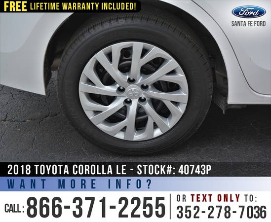 2018 Toyota Corolla LE *** Bluetooth, Backup Camera, Keyless Entry... for sale in Alachua, FL – photo 8