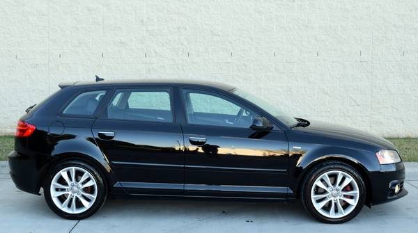 Black 2012 Audi A3 S Line - Black Leather - 6 Speed - 100k Miles -... for sale in Raleigh, NC – photo 5