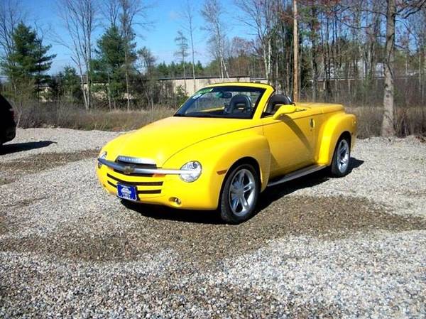 2004 Chevy Chevrolet SSR LS pickup Yellow - cars & trucks - by... for sale in Rochester, NH – photo 2