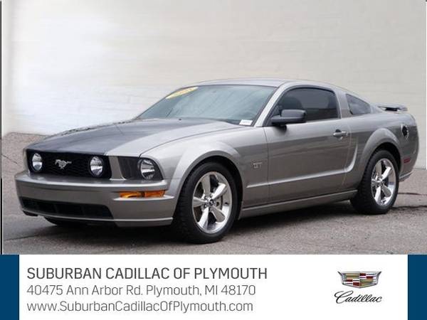 2008 Ford Mustang coupe GT Premium - Ford Vapor Silver Clearcoat... for sale in Plymouth, MI – photo 2