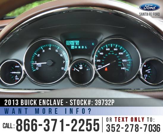 *** 2013 Buick Enclave SUV *** Homelink - Leather Seats - Remote Start for sale in Alachua, FL – photo 17