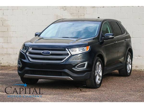 2015 Ford Edge Titanium 4WD w/Hitch, Nav, Etc! LOW Mileage 1 Owner! for sale in Eau Claire, WI – photo 14