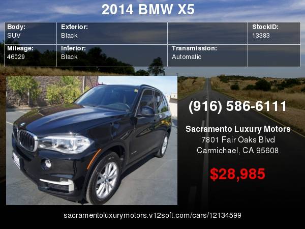 2014 BMW X5 xDrive35i AWD 42K MILES LOADED WARRANTY BAD CREDIT... for sale in Carmichael, CA – photo 24