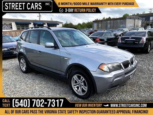 2006 BMW X3 X 3 X-3 X3AWD X 3 AWD X-3-AWD 3 0i 3 0 i 3 0-i PRICED TO for sale in Fredericksburg, District Of Columbia