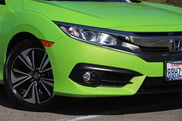 2017 Honda Civic EX-L coupe Energy Green Pearl for sale in Livermore, CA – photo 3