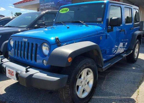 2016 Jeep Wrangler Unlimited Sport 4x4 4dr SUV EVERYONE IS APPROVED! ㉂ for sale in Salem, MA – photo 4