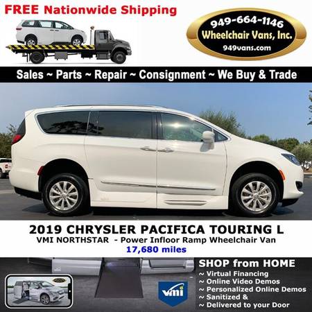2019 Chrysler Pacifica Touring L Wheelchair Van VMI Northstar - Pow... for sale in LAGUNA HILLS, AZ – photo 9