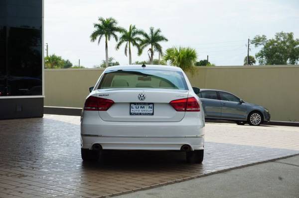 2015 VW Volkswagen Passat 3.6L V6 SEL Premium sedan Candy White for sale in New Smyrna Beach, FL – photo 6