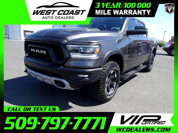 549/mo - 2019 Ram 1500 Rebel Crew Cab - - by dealer for sale in Moses Lake, WA – photo 4
