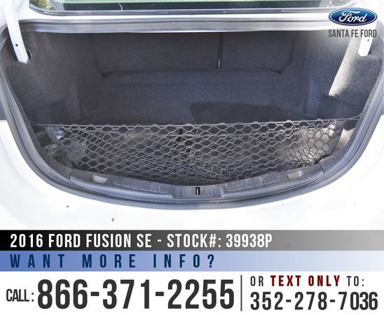 *** 2016 Ford Fusion SE *** SYNC - Bluetooth - Touchscreen - Camera for sale in Alachua, GA – photo 20