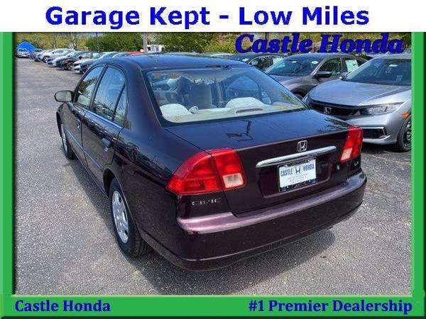 2001 Honda Civic sedan Purple - - by dealer - vehicle for sale in Morton Grove, IL – photo 3