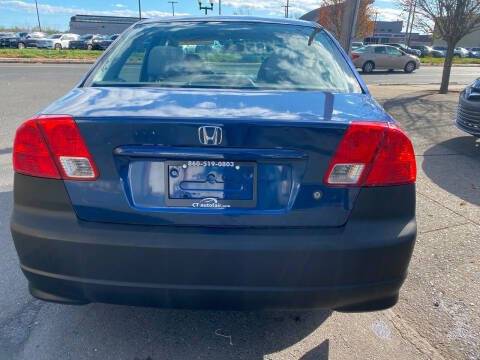 2004 *Honda* *Civic* *4dr Sedan LX Manual* Blue - cars & trucks - by... for sale in West Hartford, CT – photo 7