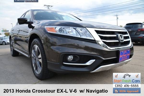 4WD*2013 HONDA CROSSTOUR EX-L V-6 W/ NAVIGATION - cars & trucks - by... for sale in Syracuse, NY – photo 7